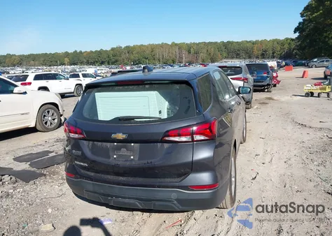 2022 Chevrolet Equinox Fwd Ls из США, поврежденный, VIN 3GNAXHEV6NS178005